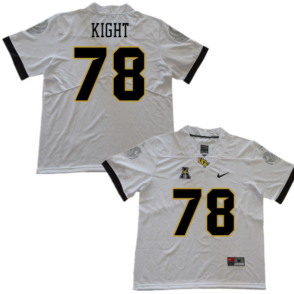 Men #78 Amari Kight UCF Knights College Football Jerseys Stitched Sale-White - Click Image to Close